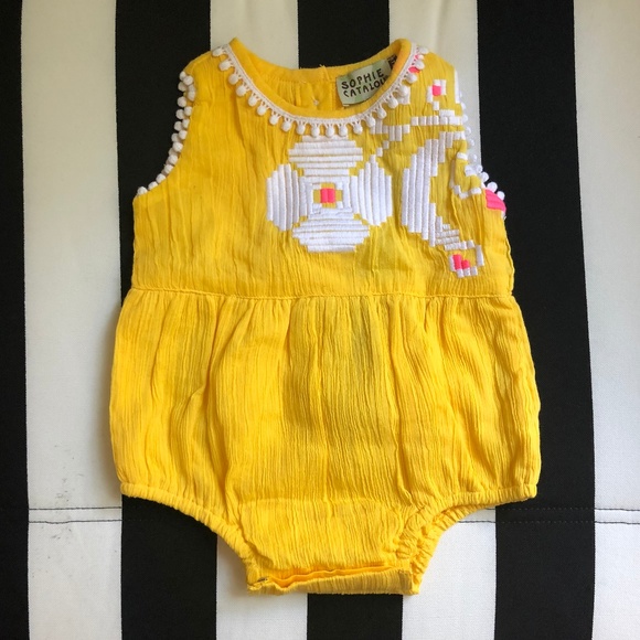 Sophie Catalou Yellow Baby Bubble - Picture 1 of 2